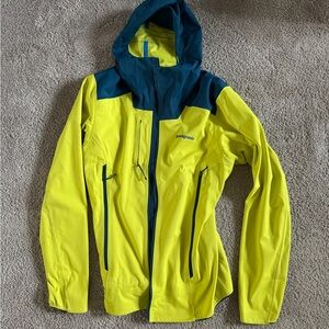 Patagonia soft shell jacket. Great for fall days or winter activities.